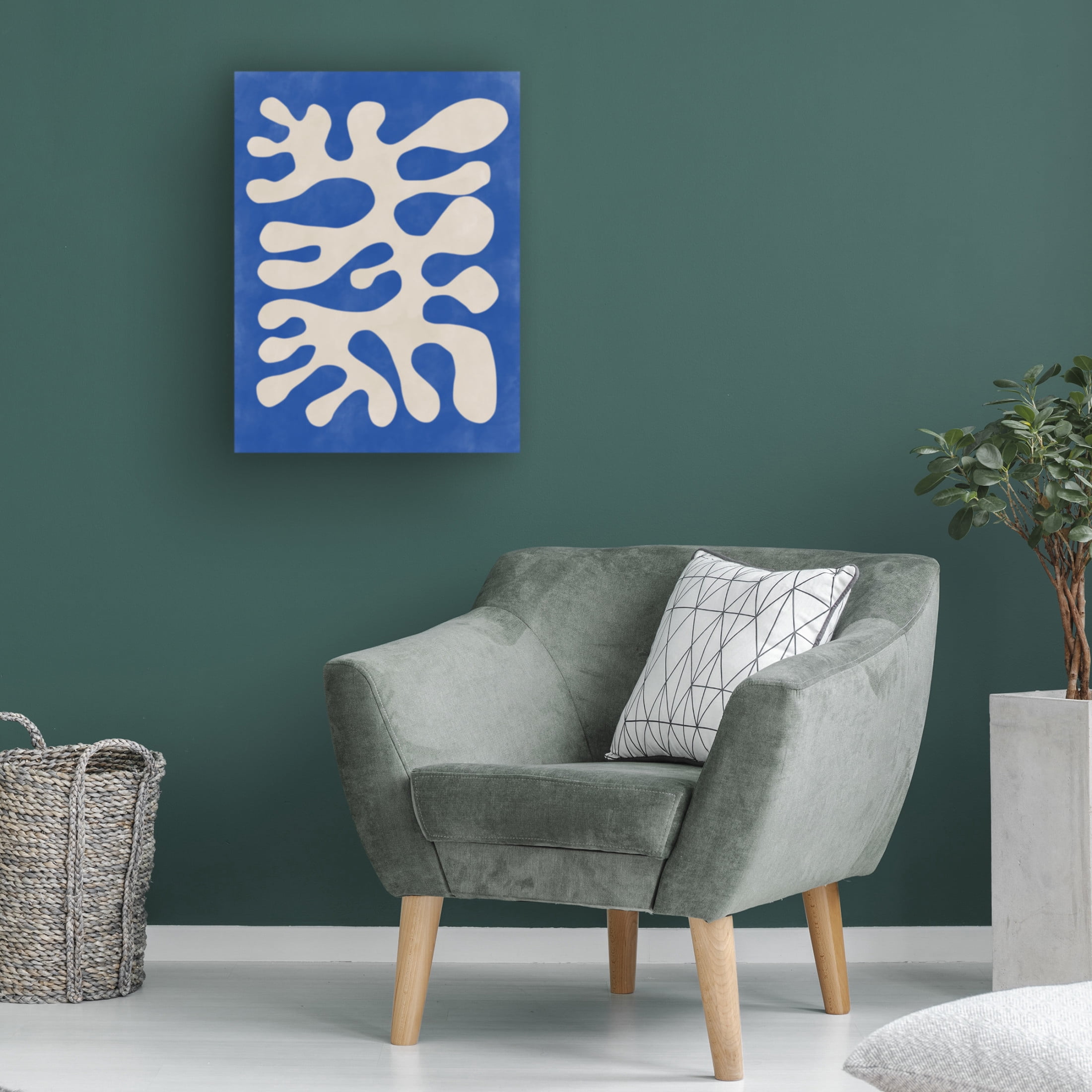 Trademark Fine Art Elena Ristova  Indigo16 Canvas Wall Art