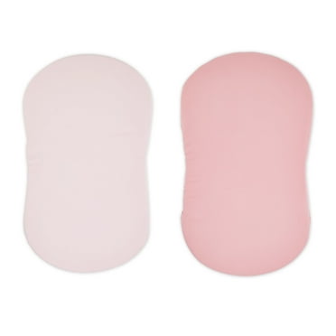 Parent's Choice 100% Microfiber Bassinet Sheets for Baby Girls, Pink, 2-Pack