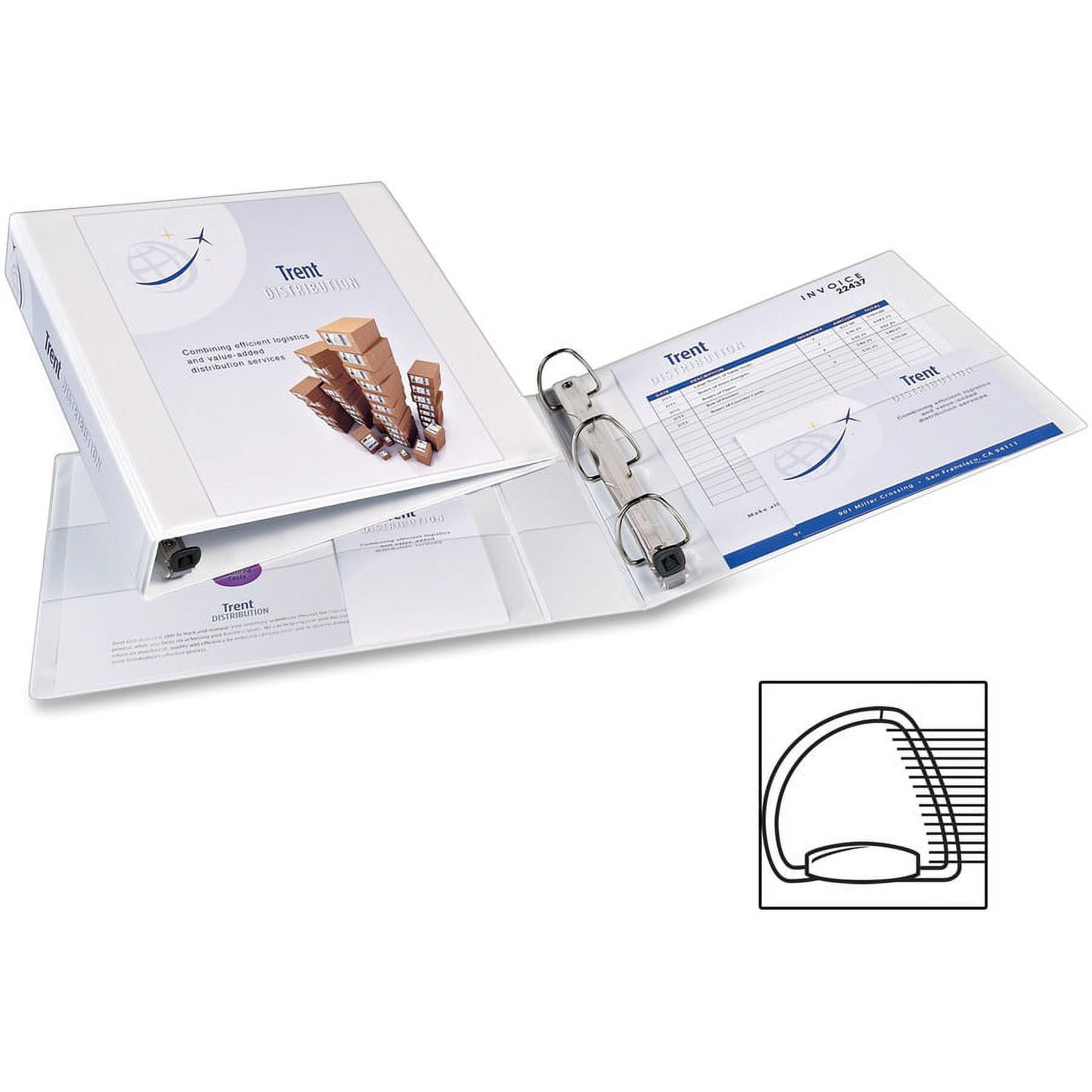 Avery�� Extra-Wide Heavy-Duty View Binder with One Touch EZD Rings