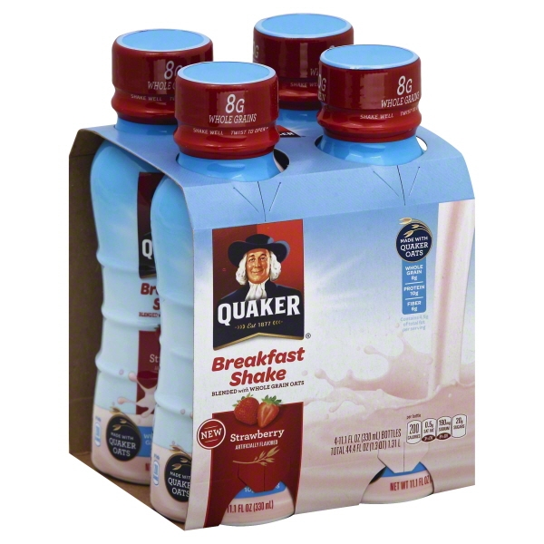 Quaker Oats Quaker Breakfast Shake, 4 ea