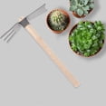 thumbnail image 2 of Household Dual Garden Hoe Rake Agricultural Tool Metal Hoe Vegetable Flower Digging Gadget, 2 of 8