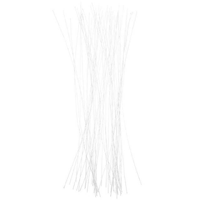 60 piezas de tallos florales de bricolaje de cañas de flores artificiales tallos de alambre de plantas suministros de floristería