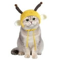 thumbnail image 3 of Handmade Crochet Hat for Cats Cute Knitted Pet Halloween Birthday Party Photo Prop Accessories, 3 of 6