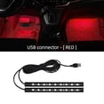 thumbnail image 1 of Crazyview USB 5V LED Car Interior Footwell Lights, RGB Ambient Atmosphere Lighting Kit, 2 Strip Multi-Color LED Underdash Lamps for Vehicle Accent Decor, 1 of 8