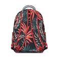 thumbnail image 3 of Durable Lightweight Laptop Daypack with Hawaii Tropical Wind Palm Leaves Design: Perfect Gift for Students, Large Capacity Bookbag for High School & College, Ideal for Campus Commute and Travel, 3 of 6