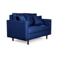 thumbnail image 3 of Sofá Love Seat 2 Plazas De Lino Azul Modelo Marzana, 3 of 7