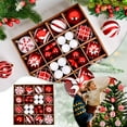 thumbnail image 2 of 44PCS Christmas Ball Ornaments Set 2.36 Inch Shatterproof Xmas Tree Hanging Decorations Bulk for Large Christmas Trees Holiday Wreath Garland Party Festival Event Home Indoor Outdoor Decor, 2 of 9