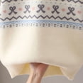 thumbnail image 3 of Jalioing Teen Girls Crew Neck Sweaters Fashion Long Sleeve Graphic Sweater Pullover Winter Casual Knitted Tops 9-15 Years, 3 of 9