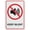 Warning Sign 4, variant on No Smoking On School Premises Sign Metal Signs 8"x12" Rust Free Aluminum,Uv Ink Printing,DurableWeatherproof Outdoor For Home