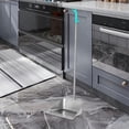 thumbnail image 1 of Recogedor de basura de Metal con mango largo, recogedor vertical reutilizable, recogedor de pie para escritorio, vestíbulo, taller, habitación y patio, 1 of 8