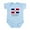 Sky Blue, variant on CafePress - Dominican Republic Infant Bodysuit - Baby Light Bodysuit, Size Newborn - 24 Months