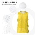 thumbnail image 3 of Sikiie Yellow Glitter Basketball Jersey Reversible Men's Mesh Athletic Sports Shirts Training Practice S-4XLLarge, 3 of 6