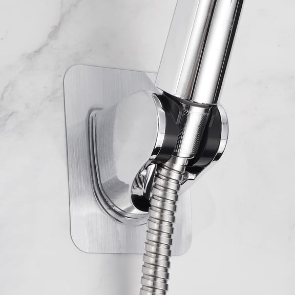 Strong Adhesive And Waterproof Shower Head Holder, Adjustable Handheld Shower Holder Wall Mount Shower Bracket