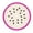 Pitaya, variant on Ludlz Silicone Drink Coasters Set of 1/5 Jelly Color Fruit Shape Non Slip Cup Coasters Heat Resistant Cup Mate Soft Coaster for Tabletope Furniture from Damage