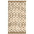 thumbnail image 6 of SAFAVIEH Natural Fiber Johanna Geometric Jute Area Rug, Natural/Ivory, 6' x 9', 6 of 8