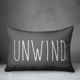 thumbnail image 2 of Creative Products Unwind Grey and White 14x20 Indoor / Outdoor Pillow, 2 of 2
