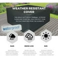 thumbnail image 5 of Heavy-Duty Patio Furniture Covers, Waterproof And Protective Garden Cover, Universal Size For Outdoor Table Protection, Durable Tarpaulin Material Resists Rain, Pests, Debris,, 5 of 5