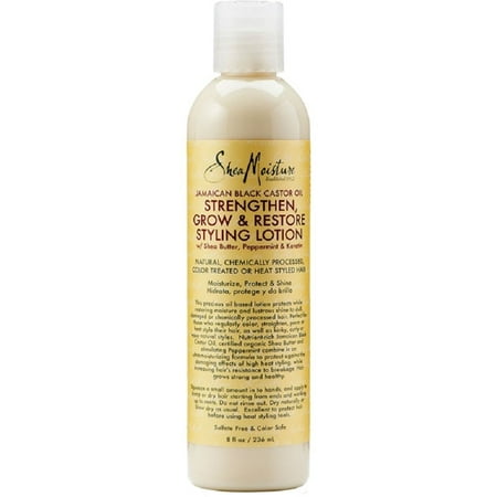 Shea Moisture Jamaican Black Castor Oil Strengthen, Grow & Restore Styling Lotion 8 oz (Pack of (Best Product To Strengthen And Grow Nails)