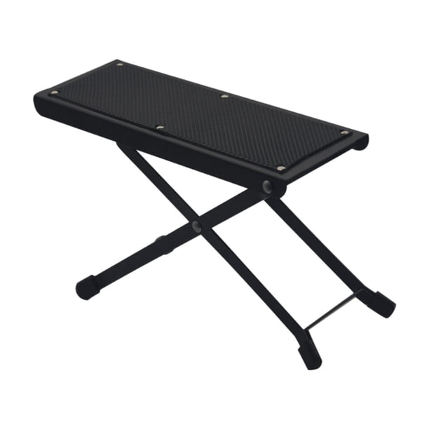 Reposapiés de guitarra Reposapiés de guitarra Soporte Almohadilla de goma antideslizante Pedal ancho con negro