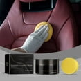thumbnail image 6 of Leather Cleaner Paste | Deep Nourishing Protection for Car Furniture Bags | Restores Shine Softness | Reduces Wear | 100g Jar + Application Sponge, 6 of 9
