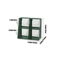 thumbnail image 3 of Organizador de sobremesa de acrílico transparente para cocina, oficina y barra - Estantería para almacenamiento de cápsulas de té con cajas extraíbles para aperitivos y golosinas, 3 of 6