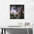 thumbnail image 2 of ARTCANVAS Hubble Telescope Infrared Tarantula Nebula Canvas Art Print - Size: 18" x 18" (1.50" Deep), 2 of 9