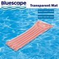 thumbnail image 4 of Bluescape Pink Transparent Air Mat, Inflatable Pool Float, Age 14 & up, Unisex, 4 of 6
