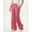 True Red/white, variant on Boxercraft BW6615 Women's Evelyn Wide Leg Pant-Blush Wht Strp-XL