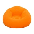 thumbnail image 2 of Inflatable Lazy Football Sofa Chair | Velvety PVC Material | Portable Bean Bag Lounge with Entertainment Stool | Durable Indoor Outdoor Use | Easy Setup | Includes Pump, 2 of 8