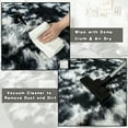 thumbnail image 7 of Socofuz Modern Soft Fluffy Carpet for Living Room, Shaggy Rug for Bedroom Nursery Room, 6'x9', Tie-dye Black and White, 7 of 7