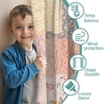 thumbnail image 3 of Blackout Kids Curtains,Pioneer Flower Childrens Insulated Curtains Set Of 2,Bedroom Essentials,Toddler Room Decor 52x84in(132x213cm), 3 of 4