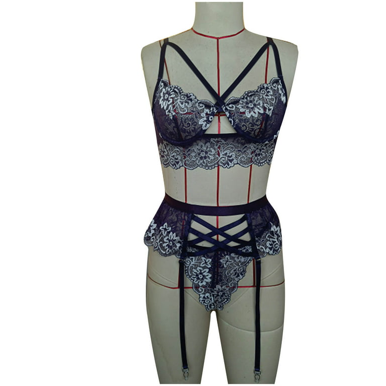 Odeerbi Sexy Lingerie Bodysuit for Women 2024 Corset Lace Wire Underwear  Conjoined Body Tops Green
