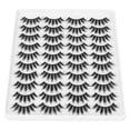 thumbnail image 1 of 20 pares de pestañas postizas profesionales, suaves, largas y densas, maquillaje reutilizable, pestañas postizas Set06, 1 of 8
