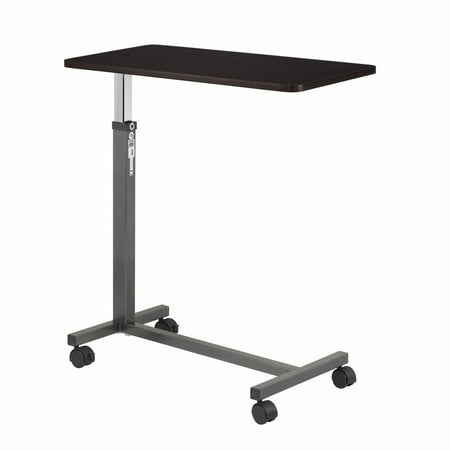 Drive Medical Non Tilt Top Overbed Table, Silver