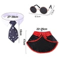 thumbnail image 2 of Pet Halloween costume Pet dog cape and hat, 2 of 5