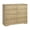 Natural wood color, variant on BouPower Modern Wooden 8 Drawer Dresser Chest, Large Deep Storage Dresser Cabinet for Bedroom Living Room Hallway & Kids Room