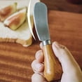 thumbnail image 3 of 4Pcs/Pack Vertical Cheese Spreader with Wooden Handle Cute Standing Butter Knife, 3 of 5