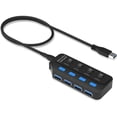 thumbnail image 1 of Concentrador USB 3.0 XianweiShao 4 puertos y 1 puerto de carga inteligente 8390612677496, 1 of 1