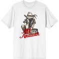 thumbnail image 3 of All American Cowgirl Adult White Crew Neck Short Sleeve Tee-Small, 3 of 4