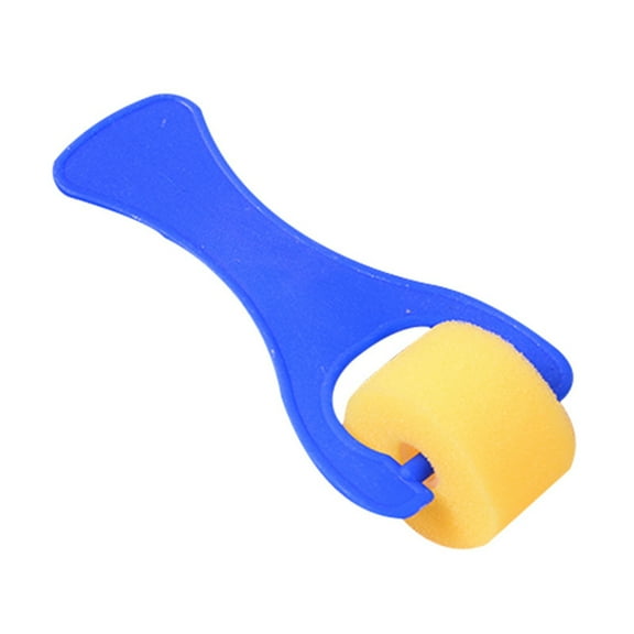 10 Pcs Rollers Round Sponge Watercolor Paint Foam Brushes Paints Child Blue