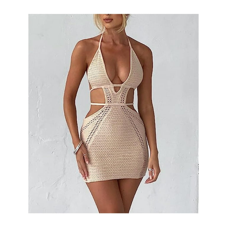 Backless bodycon mini dress sale
