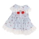thumbnail image 1 of Ropa para mascotas de conejo, vestido de cereza para mascotas, falda de cereza para conejos, chinchillas, cerditos fragantes, azul, L, 1 of 5