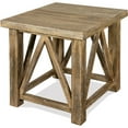thumbnail image 2 of Home Square Cottage Wood Side Table in Snowy Desert Finish - Set of 2, 2 of 6