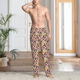 thumbnail image 4 of Salouo Halloween Pumpkin Print Pajama Pants for Men, Lounge Pants Elastic Waistband Casual Men's sleepwear Loungewear Sleep Pajama Pant -Large, 4 of 7