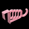 thumbnail image 5 of Unique Bargains Household Plastic Over Door Wardrobe Clothes Coat Towel Bags Hook Hanger Pink, 5 of 5