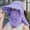 Dark Purple, variant on Dyfzdhu Women Outdoor Sport Fishing Hiking Hat Uv Protection Face Neck Flap Sun Cap Hat