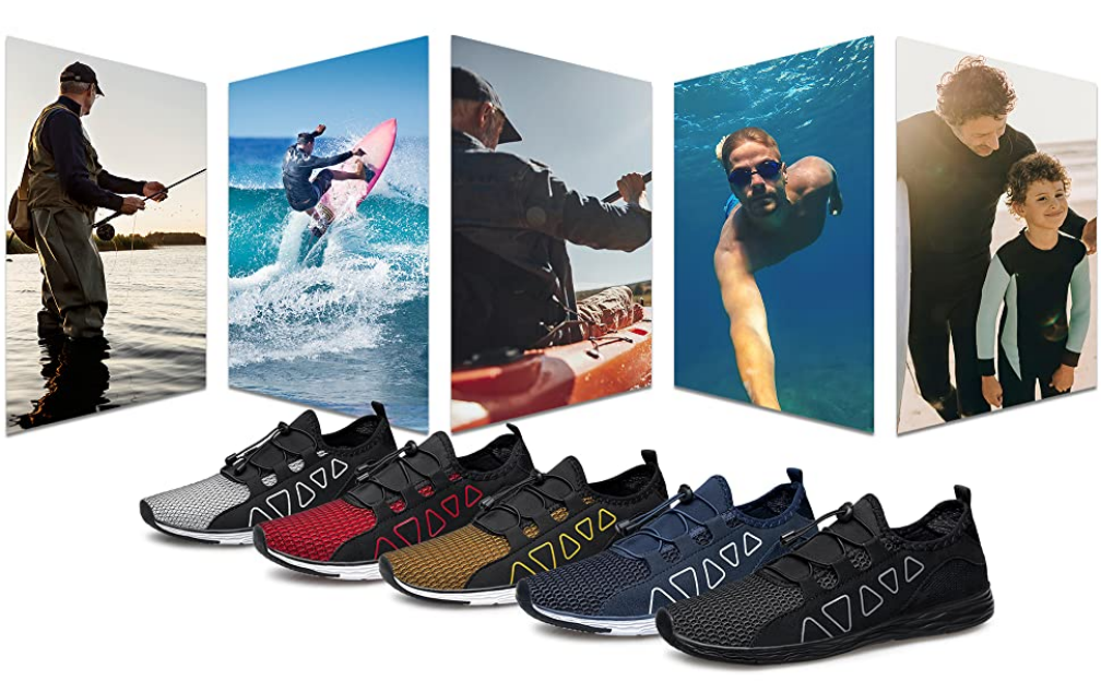 ADQ Unisex Water Shoes Quick-Drying Aqua Sport Shoe photo 4