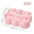 thumbnail image 5 of Mini moldes para paletas para niños, bebés, lindas formas de animales, 6 piezas, máquina para hacer paletas de hielo, helado de silicona, fabricación casera DIY (rosa), 5 of 5