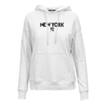 thumbnail image 2 of Women's Levelwear White New York Rangers Adorn City Capsule Pullover Hoodie, 2 of 3