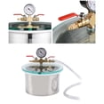 thumbnail image 3 of jiaping Vacuum Chamber Degassing Resin Silicone Epoxies Plaster Gas Extraction Clear Lid 1 Gallon, 3 of 7
